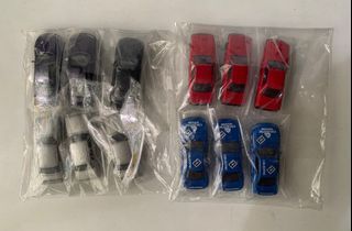 RUSH SALE! - KYOSHO NISSAN SKYLINE MINIATURE DIECAST CARS - LOT OF 19 W/ FREEBIES