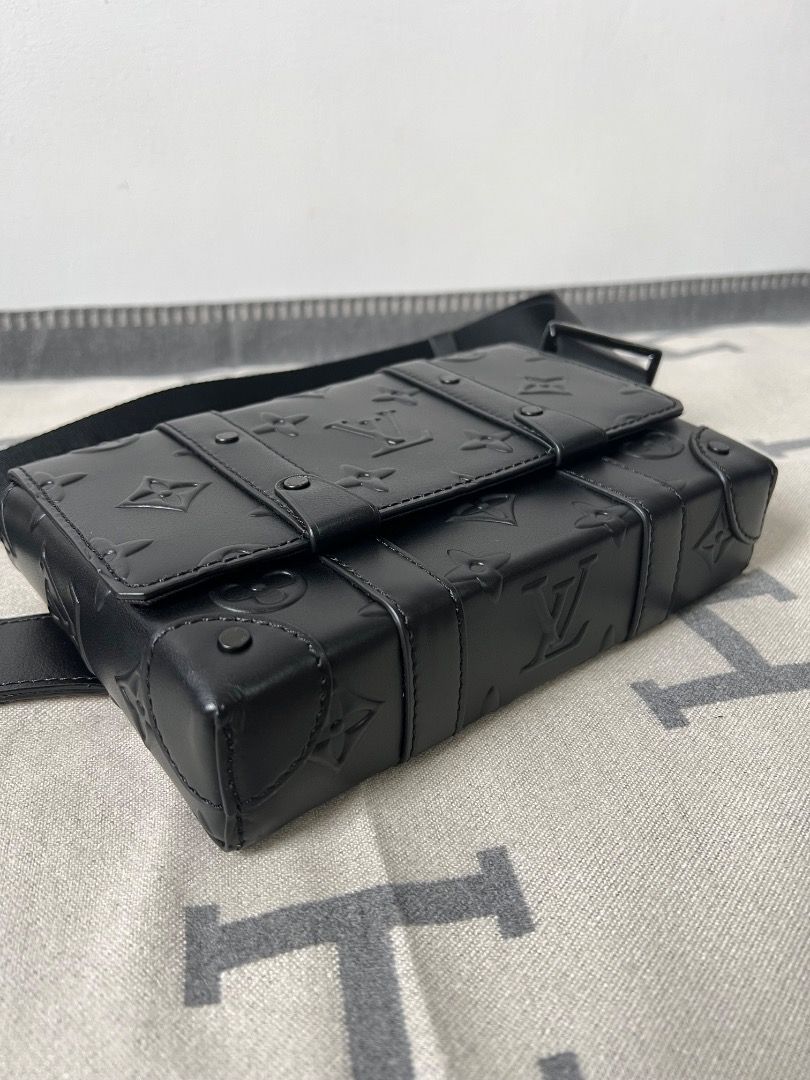 LV Trunk Monogram Seal Black Leather Belt Bag (Category: Luxury Bags & Wallets) located in Antipolo. Submitted by chanchimj (Listing ID 1327961241, Image 3). Description: Dimension: 8.6inches x 5.5 in Comes with dust bag Date code: VX0222 ✔️What you see is what you get ✔️ self authentication is advised. ✔️ Item not marked as sold means AVAILABLE. NO meet ups, NO COD, NO Reservation. Thank you! ..