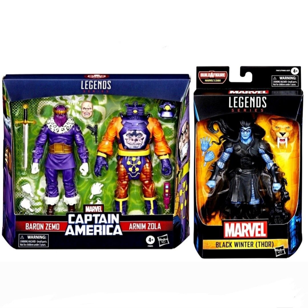 Marvel Legends Captain America Baron Zemo And Arnim Zola 2-Pack