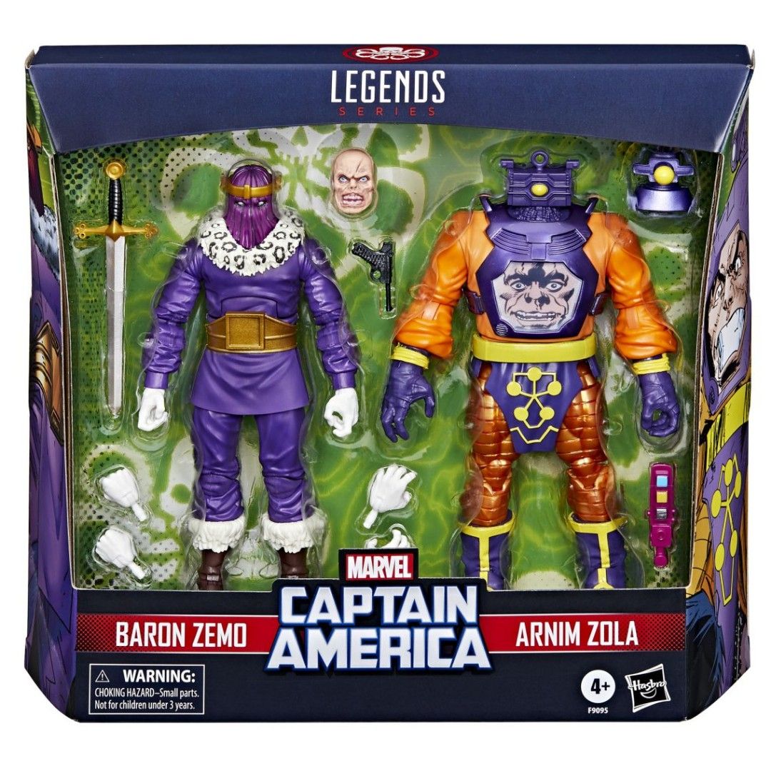 Marvel Legends Series: Baron Zemo and Arnim Zola (Captain America