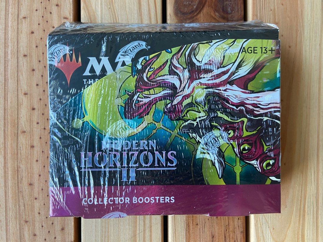 modern horizons 2 collector booster box msrp CCG-Modern packs-Wizards of the Coast The Sword & Board Frame Fetch Land in less than 1% of boosters Magic the Gathering Modern Horizons