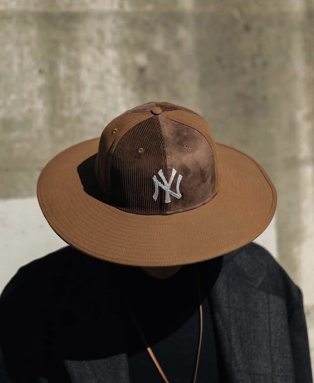 啡熊禮帽🐻 NEW ERA × JOURNAL STANDARD Fitted Long Brim Hat YANKEES