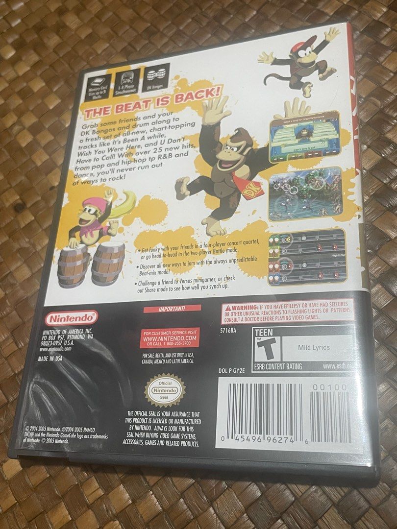 Nintendo Gamecube game Donkey Konga 2 US (Category: Nintendo) located in Manila. Submitted by finalgambit (Listing ID 1343157718, Image 2). Description: .