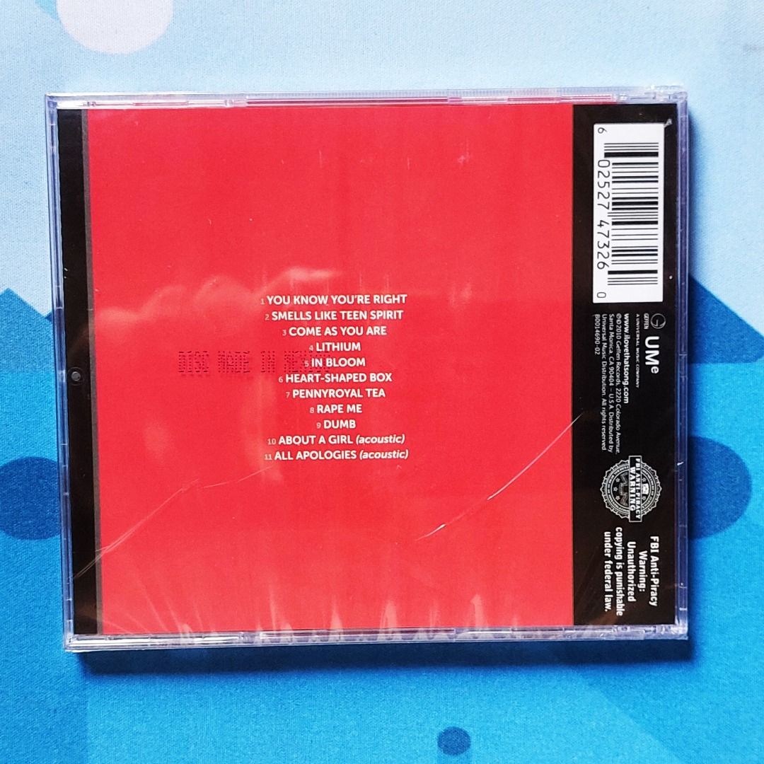 NIRVANA Icon CD (Category: Portable Audio Accessories) located in Quezon City. Submitted by vdecks (Listing ID 1343084729, Image 2). Description: If you’re a collector or simply seeking a quality listening experience, this CD offers a great combination of authenticity and top-notch condition. A perfect addition to any music collection! US PRESSED .