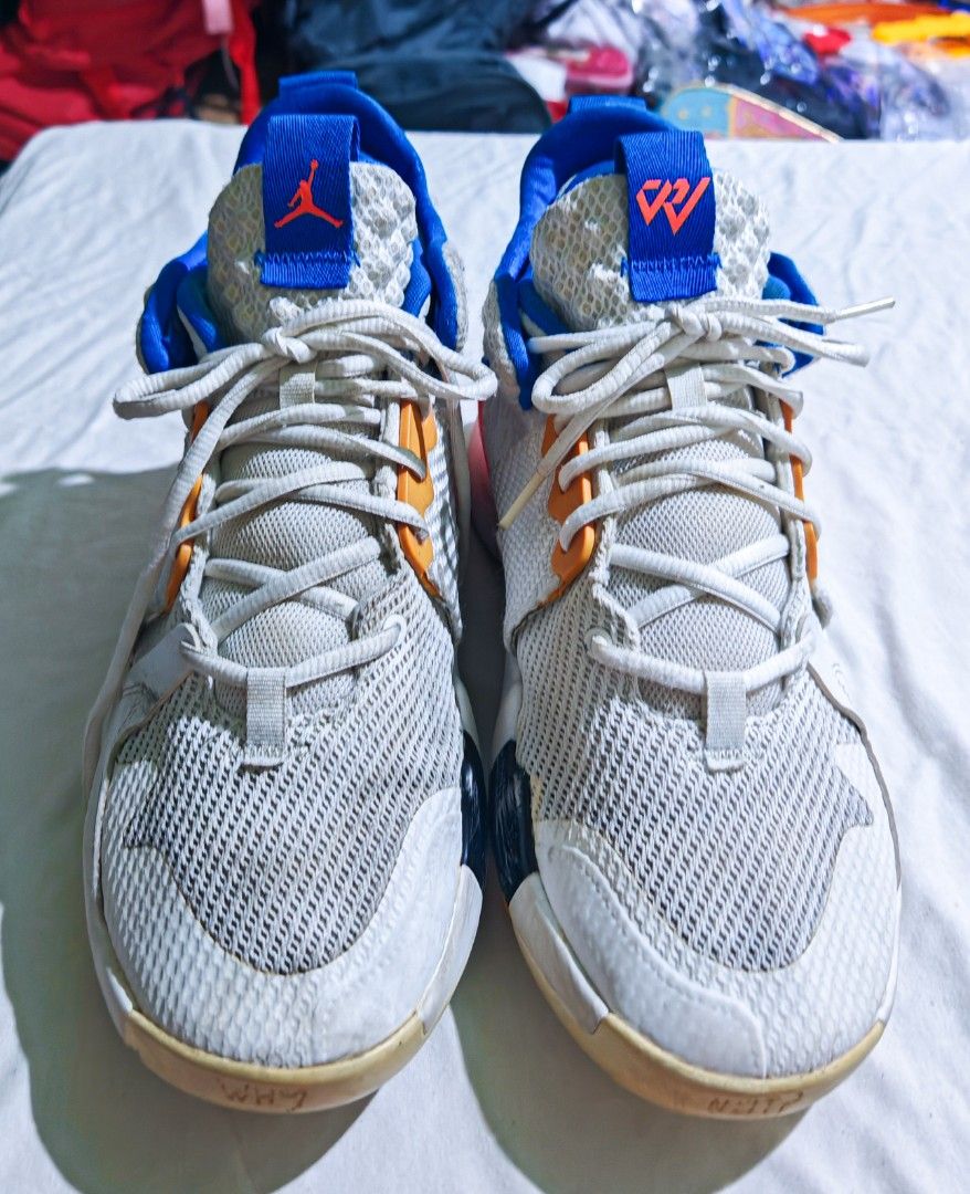 Orig Nike Air Jordan Why not Zero (Category: Sneakers) located in Taguig. Submitted by mystuff4youph (Listing ID 1343102906, Image 3). Description: Original Guaranteed NIKE AIR JORDAN WHY NOT ZERO Verygood condition US8 41EUR 26cm men No issue no flaw No major heeldrag Need slight cleaning lang Lp stated.