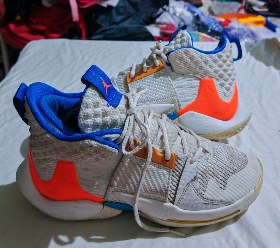 Orig Nike Air Jordan Why not Zero (Category: Sneakers) located in Taguig. Submitted by mystuff4youph (Listing ID 1343102906, Image 2). Description: Original Guaranteed NIKE AIR JORDAN WHY NOT ZERO Verygood condition US8 41EUR 26cm men No issue no flaw No major heeldrag Need slight cleaning lang Lp stated.