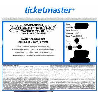 (Category: ) located in . Submitted by thestartickets (Listing ID 1341387821, Image 1). Description: .