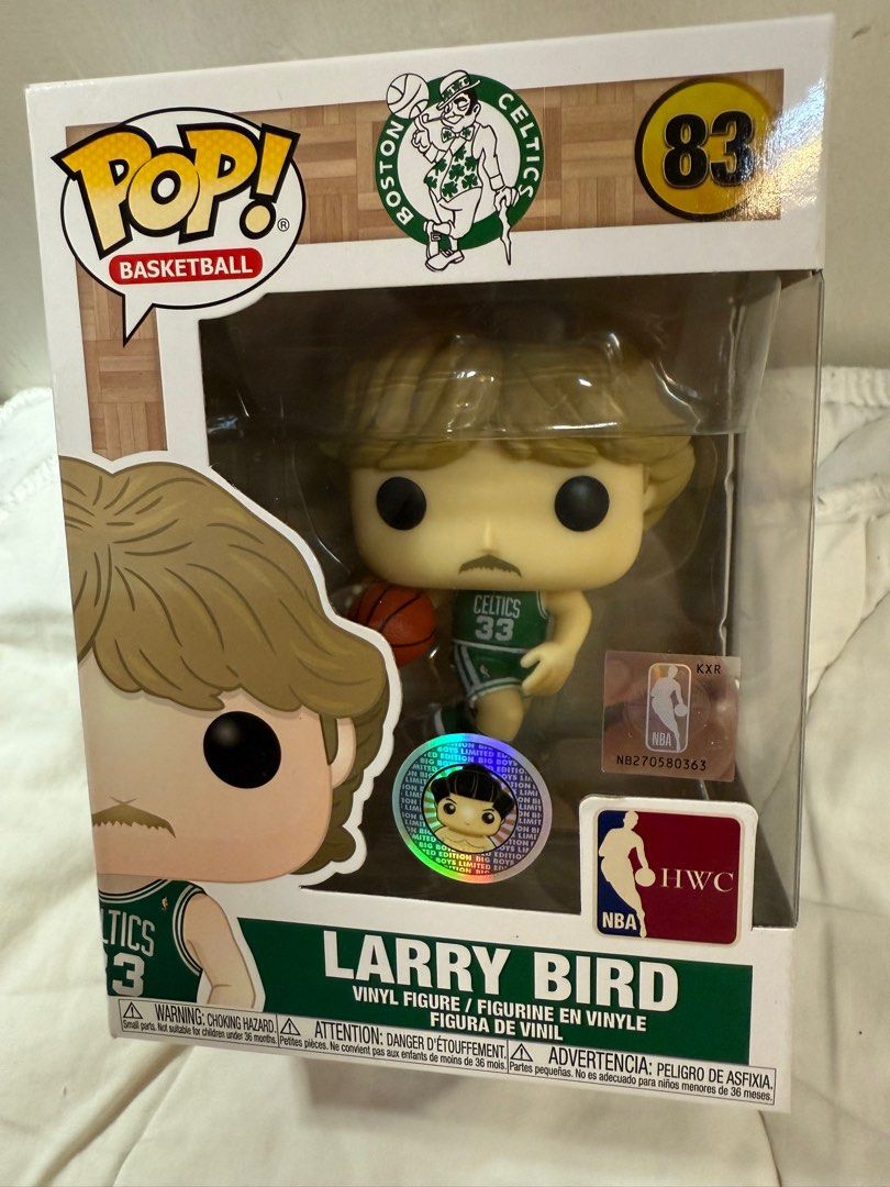 pop toy ( LARRY BIRD ) NBA CLASSIC (Category: Designer & Blind Box Toys) located in Quezon City. Submitted by walmart28 (Listing ID 1343118030, Image 1). Description: LARRY BIRD POP TOY FIGURE BNEW SEALED COLLECTIBLE 599.