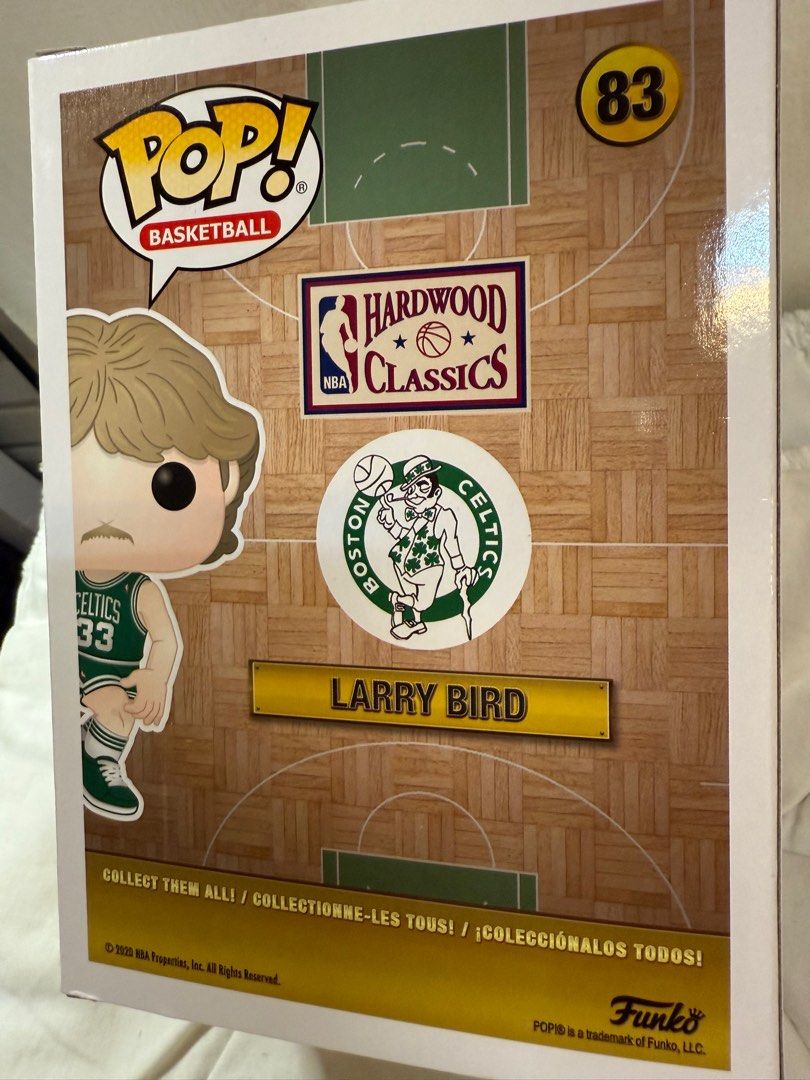 pop toy ( LARRY BIRD ) NBA CLASSIC (Category: Designer & Blind Box Toys) located in Quezon City. Submitted by walmart28 (Listing ID 1343118030, Image 2). Description: LARRY BIRD POP TOY FIGURE BNEW SEALED COLLECTIBLE 599.