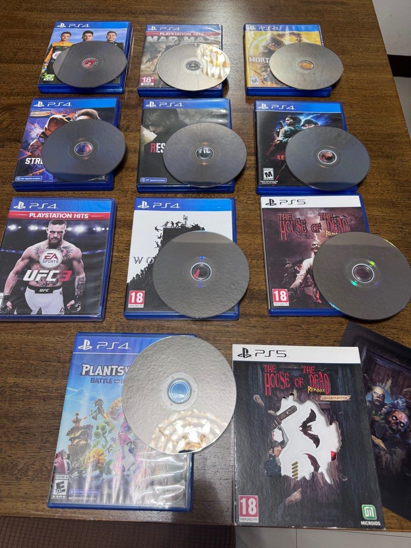 PS4-PS5 Games (Category: PlayStation) located in Quezon City. Submitted by christineboller (Listing ID 1343043925, Image 3). Description: Resident Evil 4 - SOLD StreetFighter - SOLD F1 - SOLD PS4-PS5 Games Php900 each. Firm. No issue. All clean discs. Location: Batasan Hills QC .