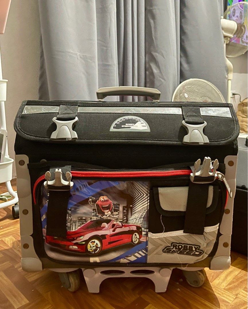 Robby Speed Trolley Bag (Category: Strollers) located in Cavite. Submitted by jeshycloset (Listing ID 1343143191, Image 1). Description: Bought for 5,150 isang taon lang nagamit, honest issue at the last pic. .