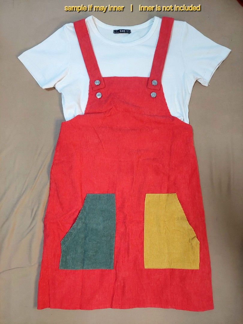 Romwe Jumper Dress NO INNER (Category: Jumpsuits) located in Malabon City. Submitted by beigeandlilac (Listing ID 1343032367, Image 1). Description: BRANDNEW WITH TAG SIZE: SMALL Hindi po masama ang inner..