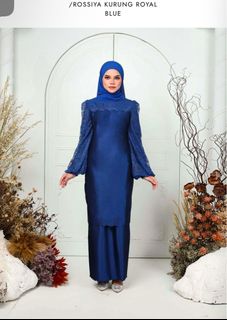 100 affordable royal blue For Sale Baju Kurung sets Carousell Malaysia