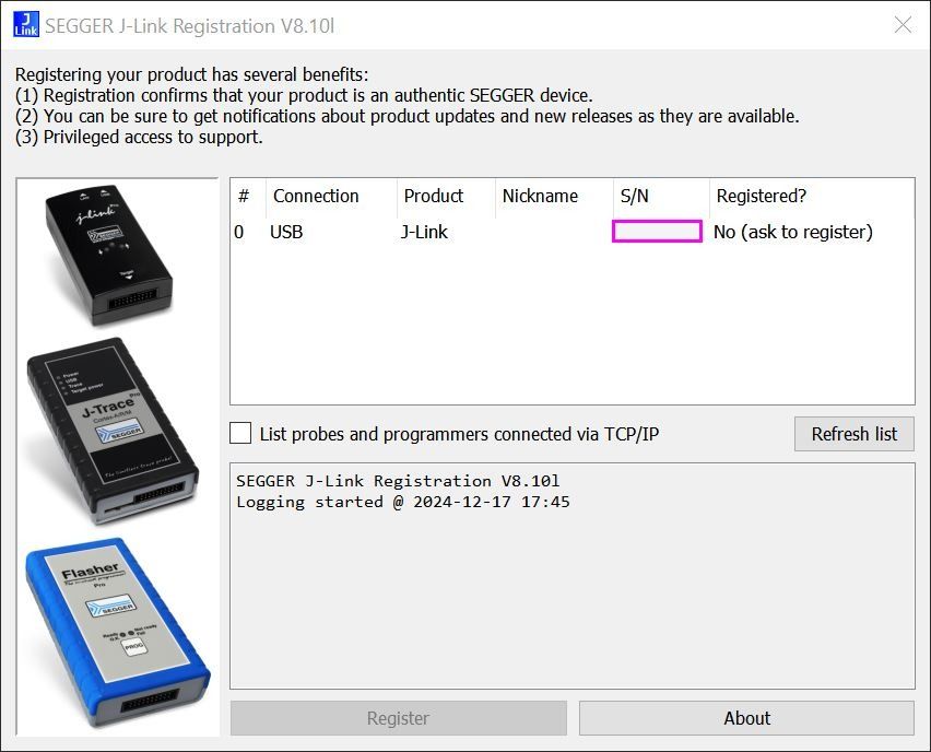 Segger J-Link Base - JTAG/SWD debug probe with USB interface, 電腦＆科技, 電腦 ...
