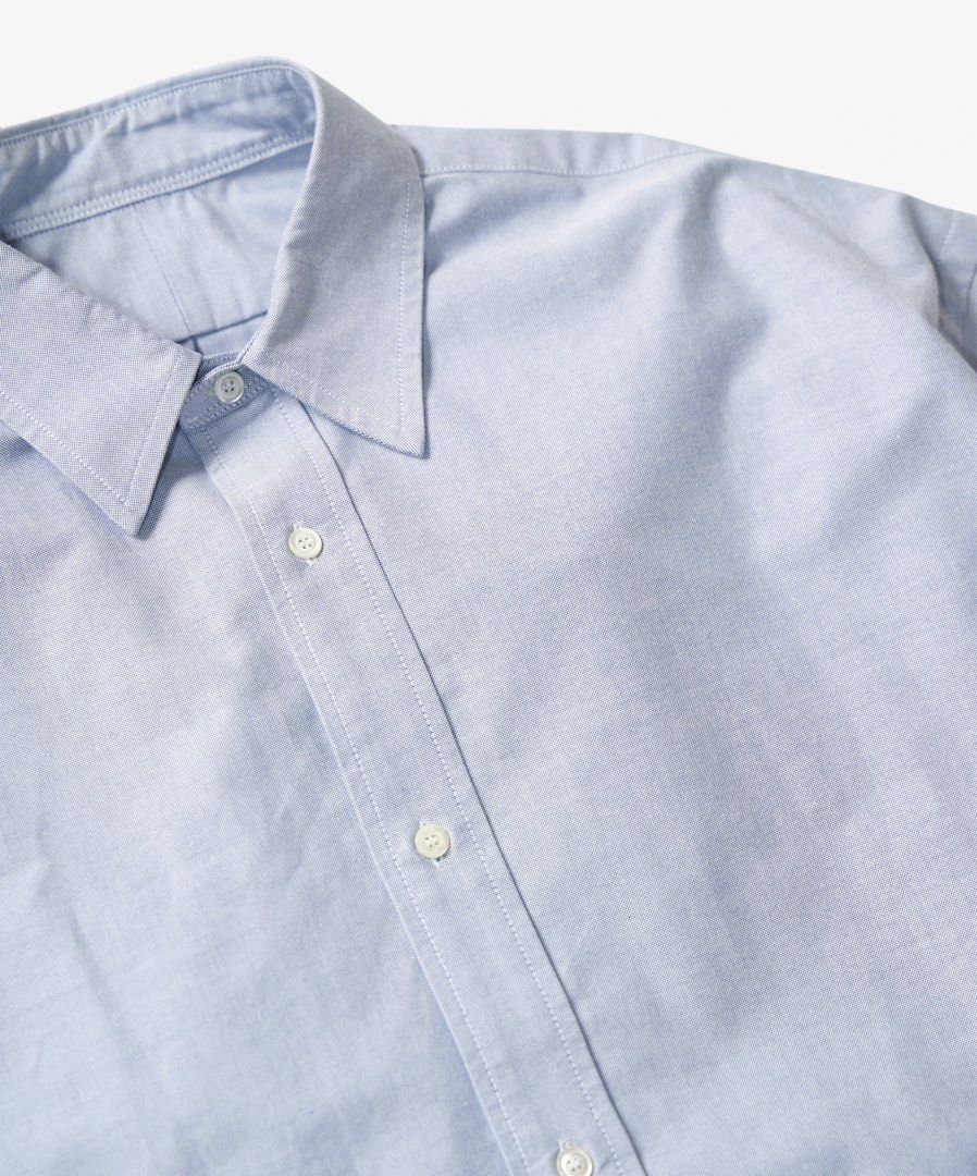 Sillage BLUE SHIRT Sillage Wide Blue Shirt, Men's Fashion, Tops
