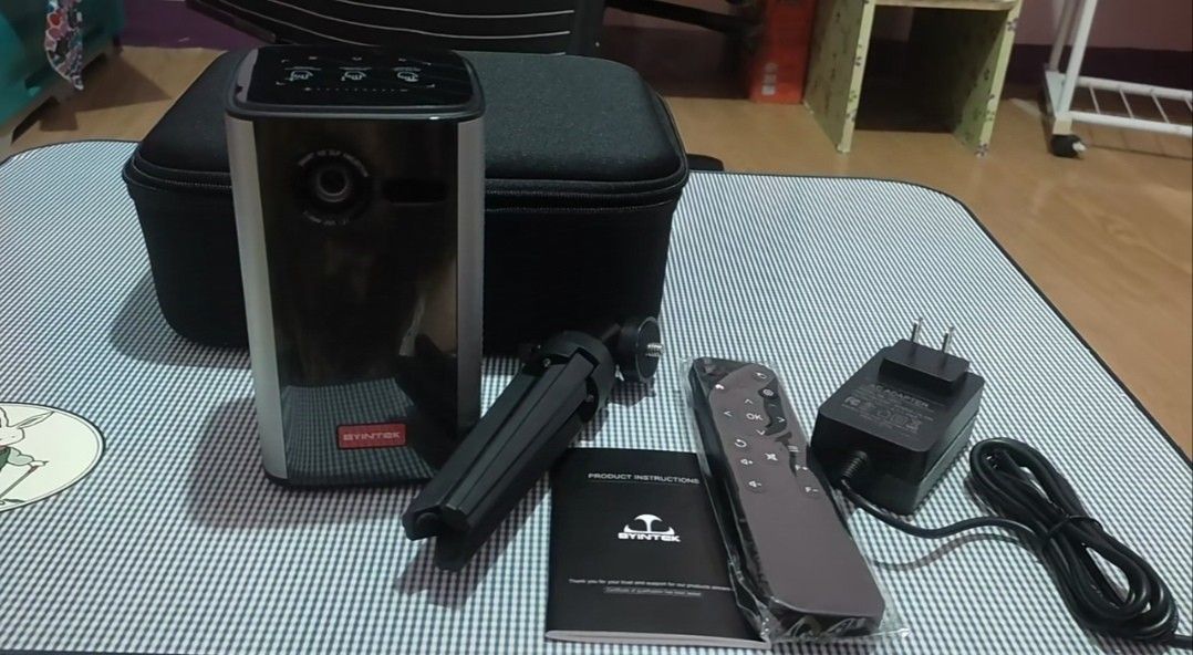 Smart Wifi 3D Portable Projector (Category: Projectors) located in Bulacan. Submitted by jsmn1467 (Listing ID 1343186193, Image 2). Description: BYINTEK P70 Mini DLP Android Smart Wifi 3D 1080P Portable Outdoor 4K Mini Pocket Home Theater Projector With Built - In Speaker and remote It can connect through Bluetooth or Wifi in PC, PS5, Phone.. etc Complete with all parts, manuals and with box See photos for more details.
