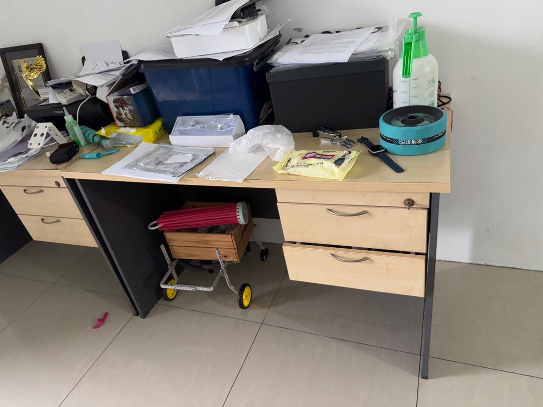 Study table (Category: Tables & Sets) located in Kuala Lumpur. Submitted by theresacpy (Listing ID 1343134153, Image 2). Description: I have 2 study table to let go .