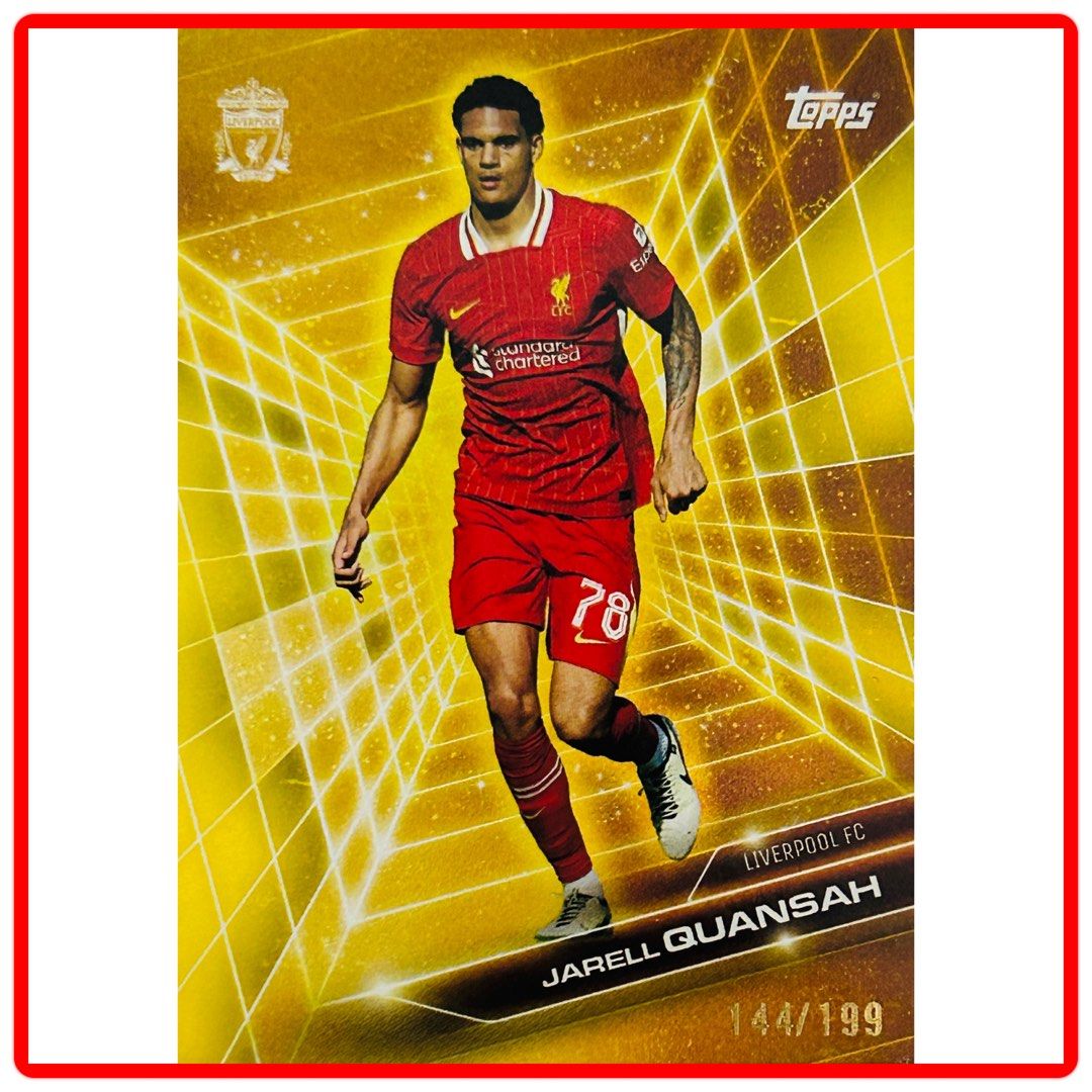 Topps Liverpool FC Fan Set 2024/2025 Jarell Quansah Golden Future