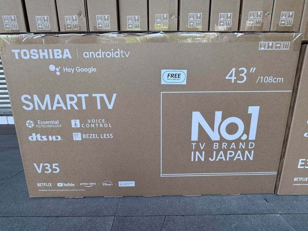 TOSHIBA ANDROID TV (Category: TV) located in Quezon City. Submitted by st_jericho (Listing ID 1343061422, Image 2). Description: TOSHIBA ANDROID TV Brandnew 3 years warranty Cash on Delivery or Pickup Pricelist: 40E35NS ₱13,500 43V35NS ₱15,500.