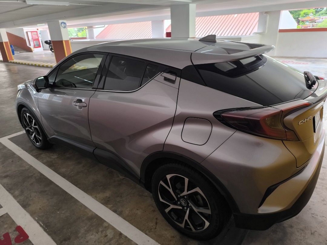 Toyota C-HR Hybrid 1.8 G (A) (Category: Used Cars) located in Singapore. Submitted by kengoh108 (Listing ID 1343117326, Image 2). Description: Good condition hybrid one owner low mileage high end model G model with Toyota sensing.