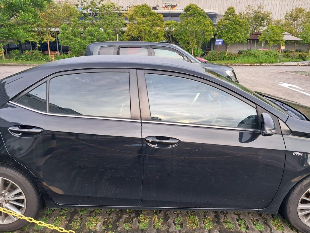 Toyota Corolla Altis 1.6 Elegance (A) (Category: Used Cars) located in Singapore. Submitted by natsunny (Listing ID 1343039930, Image 3). Description: Non PHV unit, high spec unit with keyless entry, keyless start, daytime running light, auto headlight/wipers, nanoe technology, touchscreen multimedia with Bluetooth, reverse camera/sensor. Low mileage with 85k km looking to clear due upgrading car. Serious buyer only and no lowballs please. .