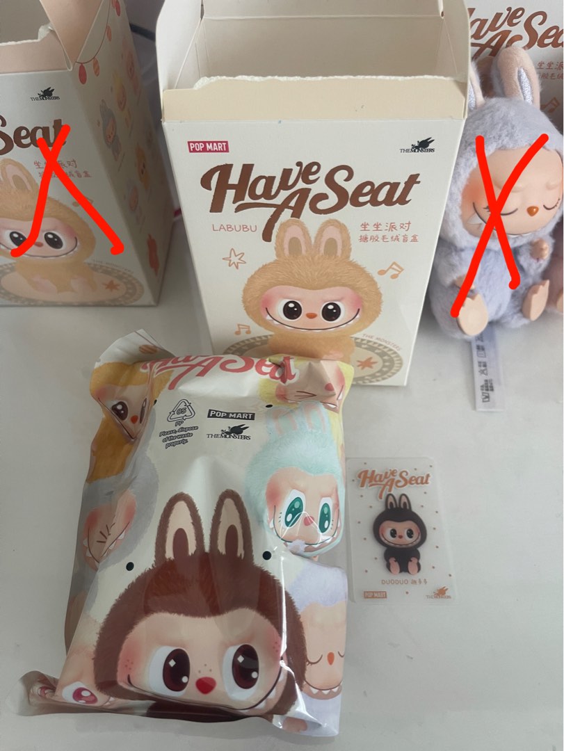 V2 Labubu Have A Seat Secret Hobbies Toys Toys Games On Carousell V2 Labubu Have A Seat Secret 1734844711 B3175860 