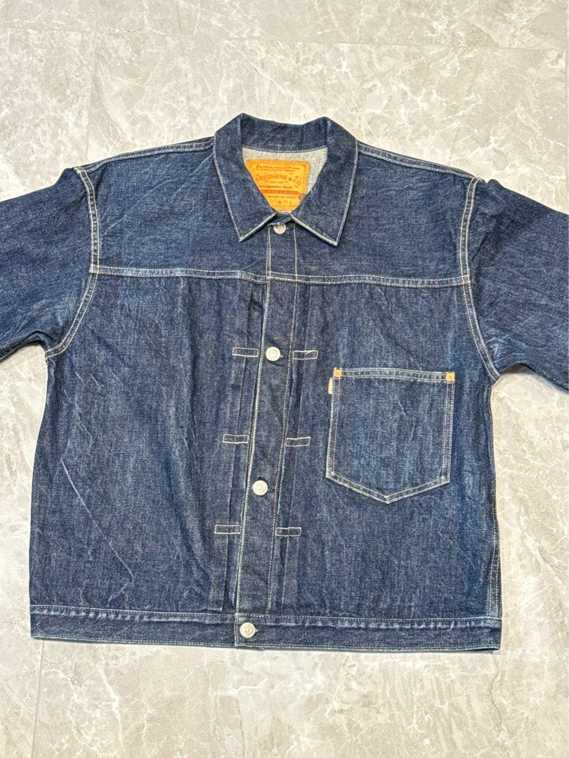 Warehouse Duck Digger Deadstock Blue War Time Denim Jacket