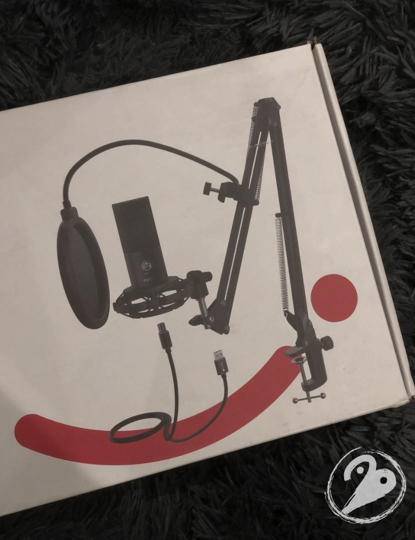 [2aN] FiFine T699 Studio Condenser Microphone Kit (Category: Microphones) located in Cainta. Submitted by kinovault (Listing ID 1343378576, Image 2). Description: FiFine Model T699 Studio Condenser Microphone Kit - All packaging is complete and very good condition - All parts are complete (with User Manual) All pictures shown is owned by Twice As New (2aN).