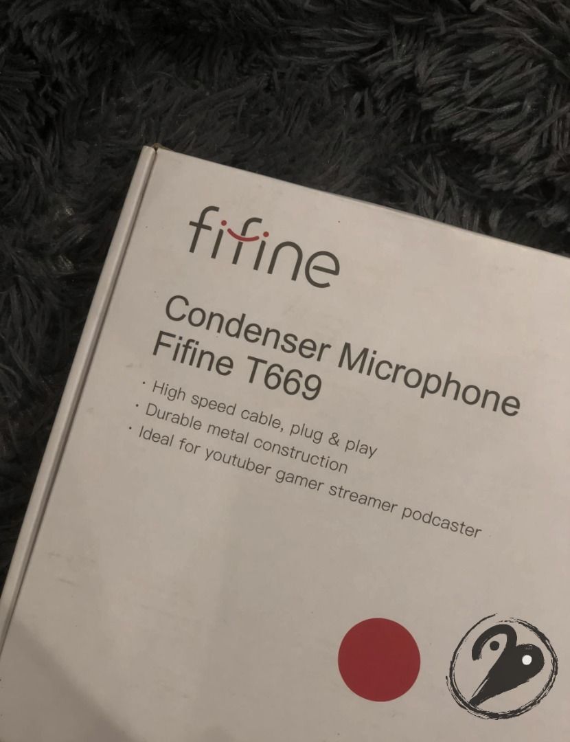 [2aN] FiFine T699 Studio Condenser Microphone Kit (Category: Microphones) located in Cainta. Submitted by kinovault (Listing ID 1343378576, Image 1). Description: FiFine Model T699 Studio Condenser Microphone Kit - All packaging is complete and very good condition - All parts are complete (with User Manual) All pictures shown is owned by Twice As New (2aN).