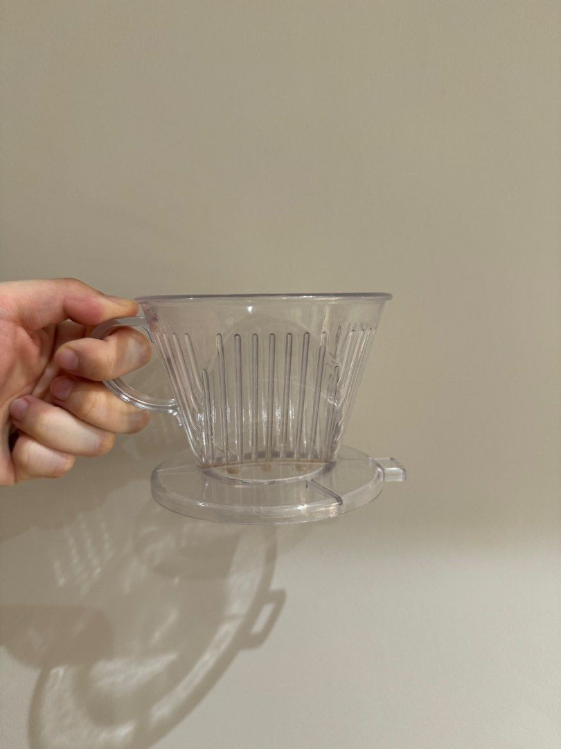 3 hole dripper (Category: Coffee & Tea Tableware) located in Manila. Submitted by bunanni (Listing ID 1343226446, Image 1). Description: 3 hole dripper Lightly used - has some coffee stains Plastic material Used for pour over coffee.