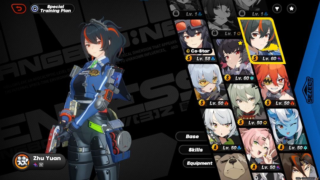 7 S-Ranks Zenless Zone Zero (ZZZ) Account, Zhu Yuan, Grace, Ellen ...