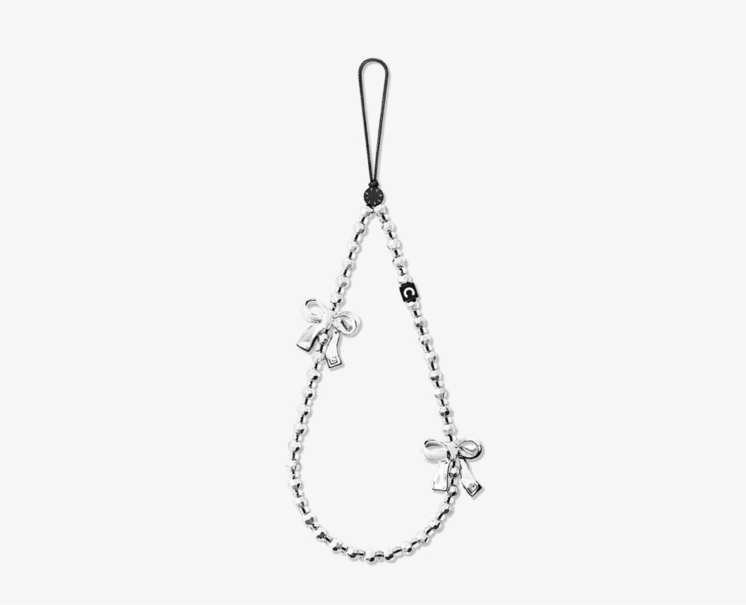 七折代購🌟 Casetify 蝴蝶結手機掛繩Bow Phone Charm - Metallic
