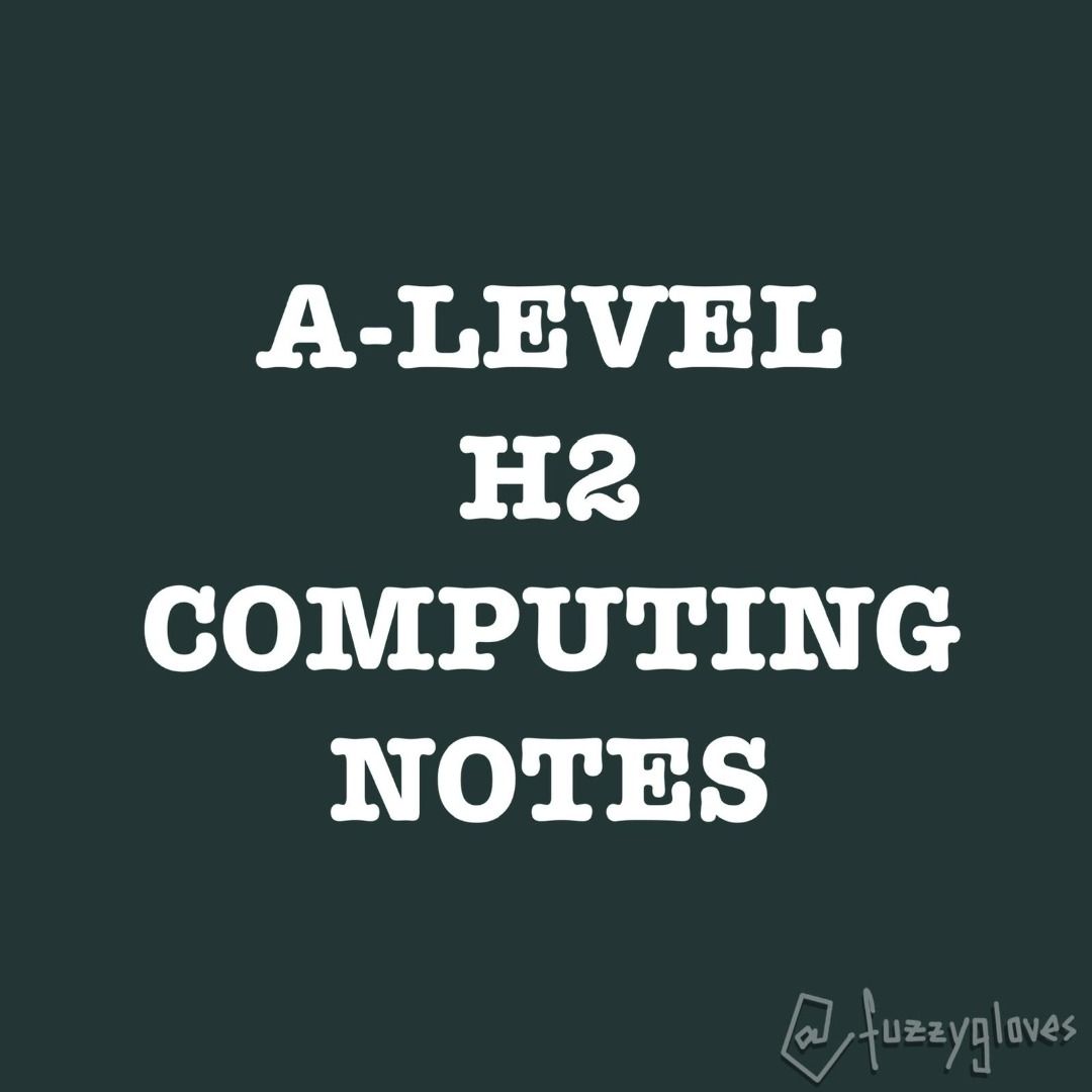 A Level H2 Computing Notes (Category: Assessment Books) located in Singapore. Submitted by fuzzygloves (Listing ID 1343276353, Image 1). Description: 🎓 H2 Computing A-Level Notes📚 ✅ Proven Results: Helped me score an A in H2 Computing Prelims ✅ Updated and Accurate: Follows the latest H2 Computing syllabus closely ✅ Comprehensive Coverage: Includes exam FAQs and detailed answers ✅ Concept-Focused: Designed to help you understand key concepts de