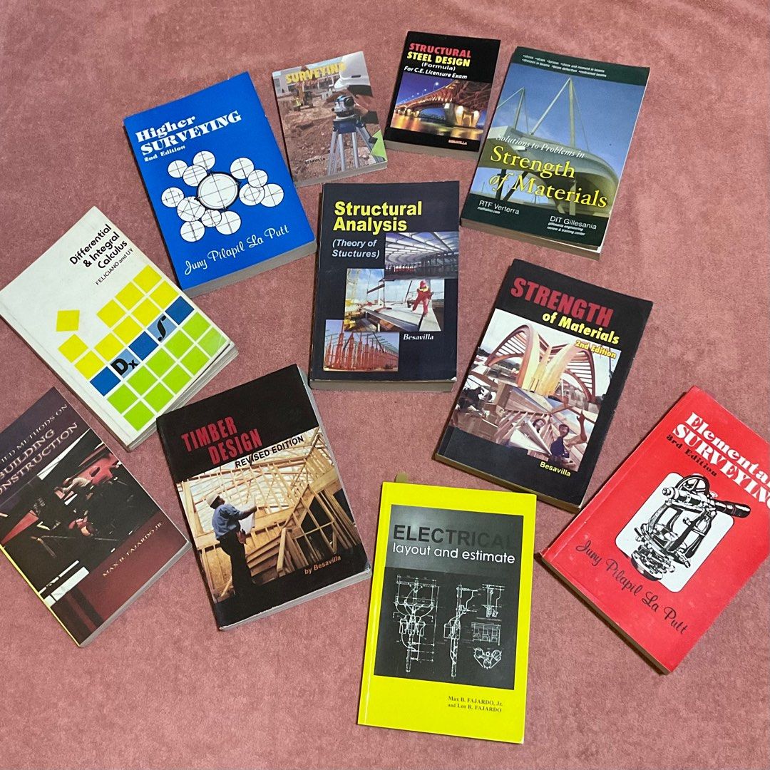 Architectural & Engineering Books (TAKE ALL) (Category: Textbooks) located in Cavite. Submitted by angelriddles647 (Listing ID 1343297165, Image 1). Description: Take all Only used for a semester MOP:Gcash RFS: Personal funds .