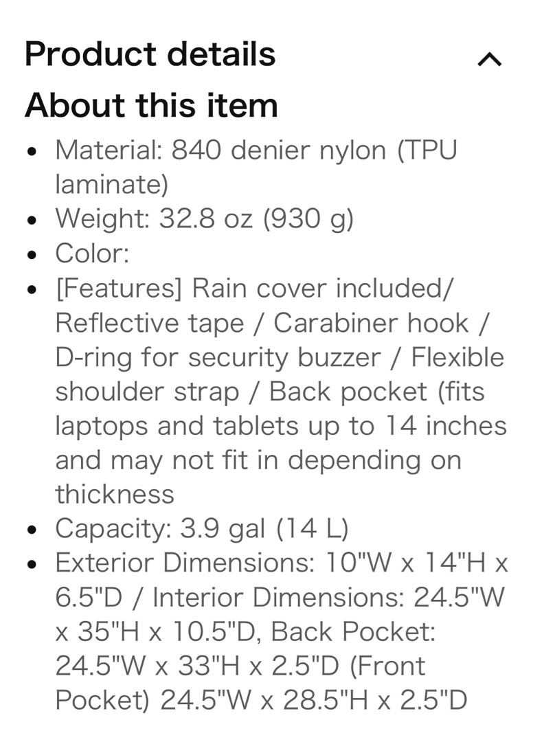 Backpack (Category: Backpacks) located in Singapore. Submitted by 0charson (Listing ID 1343318090, Image 5). Description: .