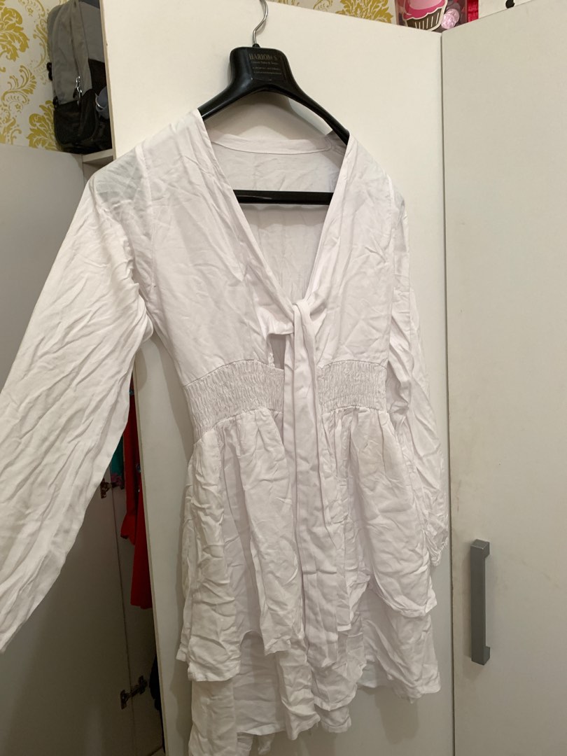 Beach Dress | Baju Pantai Putih, Fesyen Wanita, Pakaian Wanita, Gaun ...