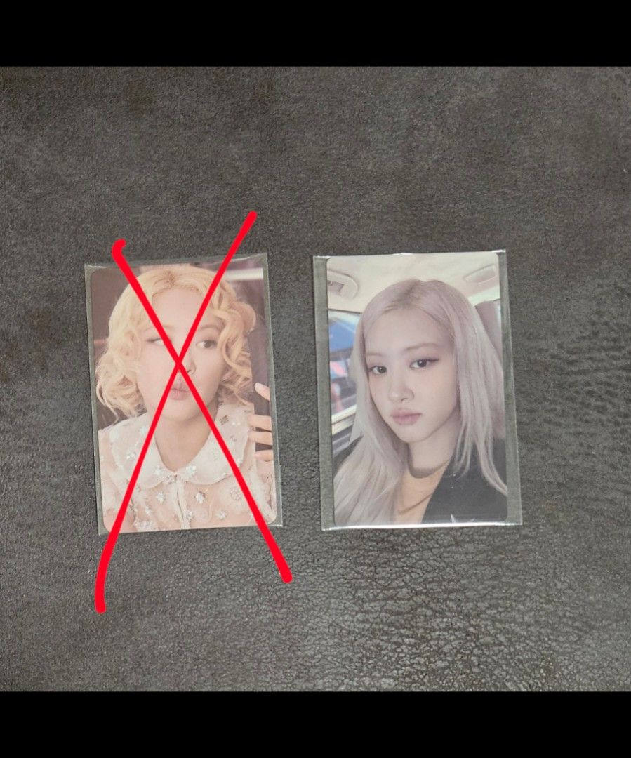 BLACKPINK ロゼ rosie シンガポール ポップアップ 購入特典 BLACKPINK ロゼ rosie シンガポール ポップアップ 購入特典