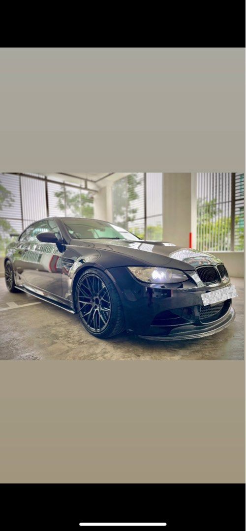 BMW 3 Series Convertible M3 Auto (Category: Used Cars) located in Singapore. Submitted by melvin.minhas (Listing ID 1343323473, Image 1). Description: Loaded with goodies! Carbon wing, m-sport lta legal exhaust, vorsteiner wheels with meaty ps4s tyres, bilstein b16 coilovers, armaspeed carbon intake, engine wear and tear done up. Optional valvetronic amytrix exhaust to go along. .