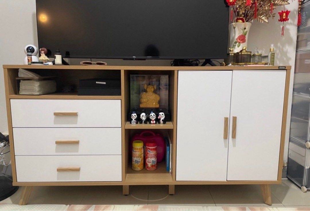 BUFFET | MEJA TV | RAK SERBAGUNA INFORMA, Perabotan Rumah di Carousell