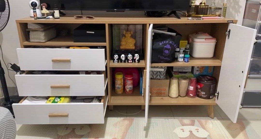BUFFET | MEJA TV | RAK SERBAGUNA INFORMA, Perabotan Rumah di Carousell