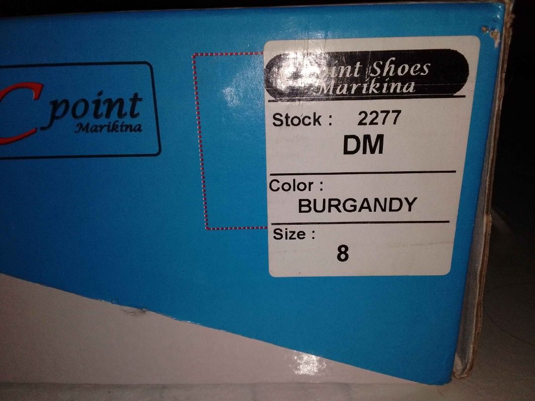C-Point Marikina Burgundy Work Boots (Category: Boots) located in Bacoor. Submitted by delossanto23862 (Listing ID 1343278823, Image 1). Description: Sole has lesser grip Doc Martens style Has a lot of creases Laces need to be replaced Mode of payment: Gcash, payment first.