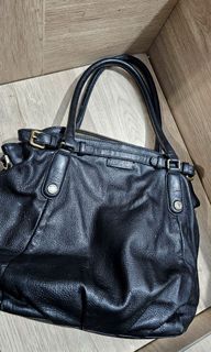 bauhaus 旗下80/20 黑色皮革手袋 90%off64230163702403110