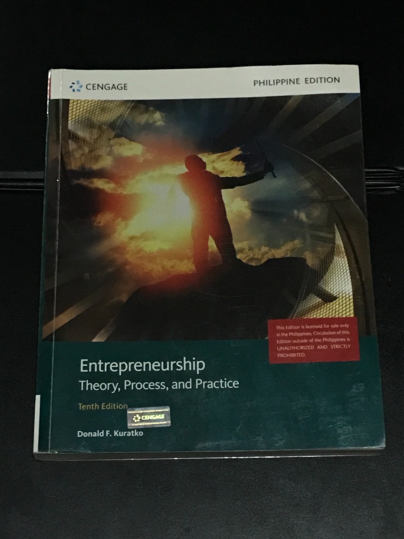 Entrepreneurship Theory, Process, and Practice Tenth Edition Donald F. Kuratko, Hobbies & Toys ...