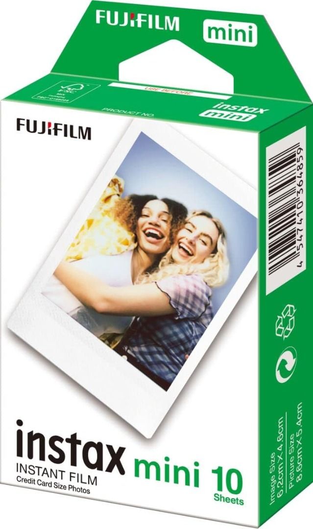 FUJIFILM PAPER PLAIN 2-PACK / FUJIFILM PAPER PLAIN EDGE (Category: Camera Bags & Carriers) located in Quezon City. Submitted by imax12345 (Listing ID 1343327342, Image 1). Description: Fujifilm Instax Mini Film Single Pack / 20 Pack Plain ✅ Credit card sized instax mini film, print size 54 (W) x 86 (H) image size 46 (W) x 62 (H) mm ✅ Suitable for all instax mini series cameras, mini SHARE and Link printers and LiPlay and EVO Hybrid camera and sma