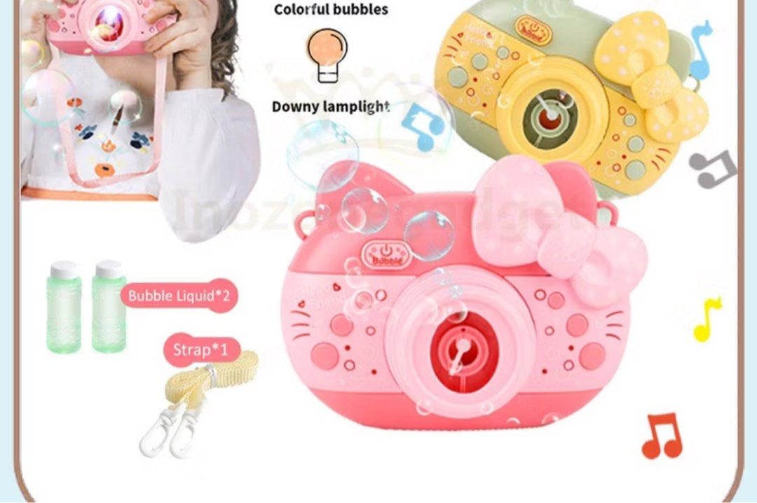 Hello kitty bubble camera (Category: Infant Playtime) located in Singapore. Submitted by princessproduce (Listing ID 1343316031, Image 1). Description: .