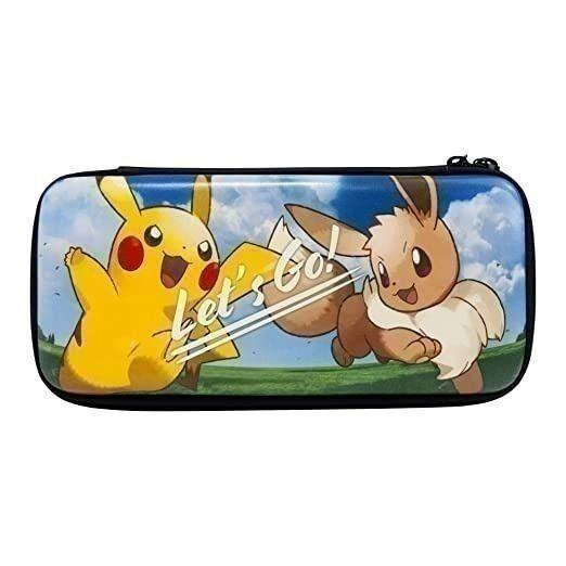 HORI Pokemon Let's Go Pikachu Eevee Pouch Bag Case Casing Nintendo ...