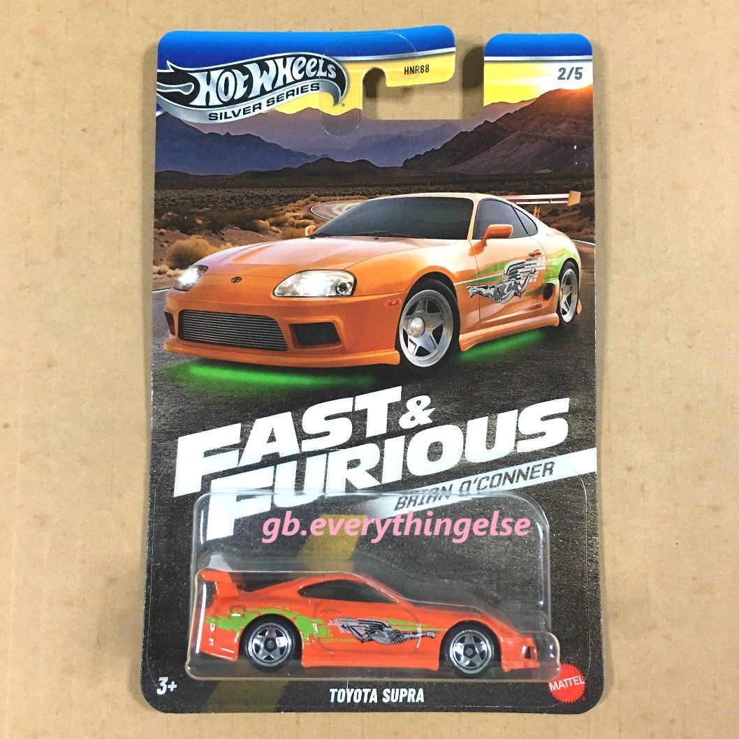 Hot Wheels 2025 Fast & Furious Brian O'Conner Paul Walker Silver