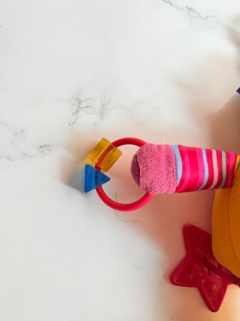 Lamaze Mitchell Moonwalker Toy (Category: Infant Playtime) located in Muntinlupa City. Submitted by yunabanana (Listing ID 1343258415, Image 2). Description: Lamaze Mitchell Moonwalker Toy has a light stitching issue, as seen in the last picture got it for 999 selling it low.