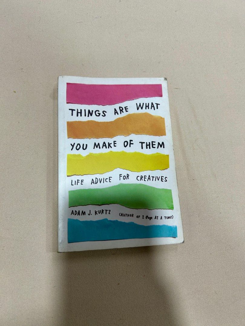 Life advice for Creatives by Adam Kurtz (Category: Looking For) located in Manila. Submitted by haidschoo (Listing ID 1343303873, Image 1). Description: Rfs- Decluttering - Good as new - bought in fully booked .