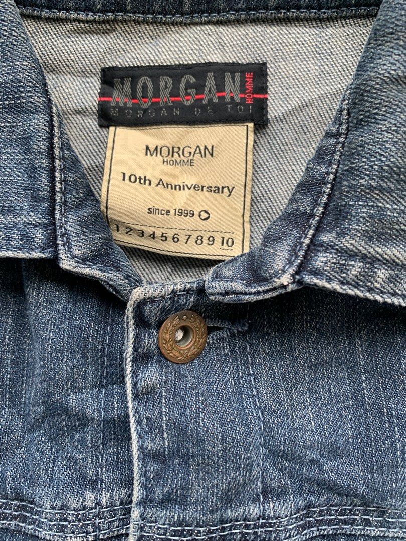 MORGAN DE TOI HOMME (Category: Coats, Jackets and Outerwear) located in Manila. Submitted by anggex44 (Listing ID 1343347551, Image 2). Description: MORGAN HOMME 10TH ANNIVERSARY SIZE MEDIUM 18.5 WIDTH 24 LENGTH VERY GOOD CONDITION .